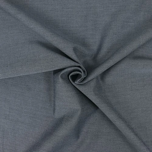 Bio Chambray Uni Nebelgrau Von Amandine Cha 2 Bio Chambray Uni Nebelgrau Von Amandine Cha – Bild 2