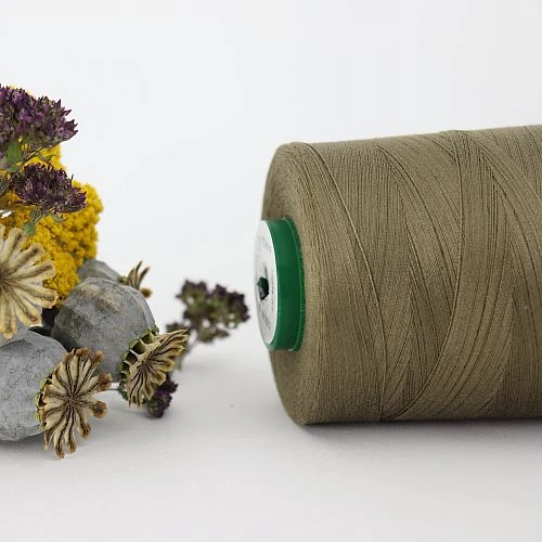 Nähgarn Elchbraun 100% Bio Baumwolle Scanfil 5000m Kone 2 Nähgarn Elchbraun 100% Bio Baumwolle Scanfil 5000m Kone – Bild 2