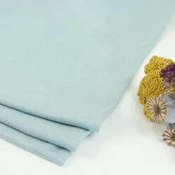 FINE RIB JERSEY In Blue Mist Von Meet Milk