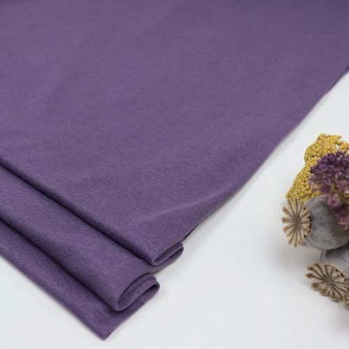 FINE RIB JERSEY In Mauve Von Meet Milk 1 FINE RIB JERSEY In Mauve Von Meet Milk