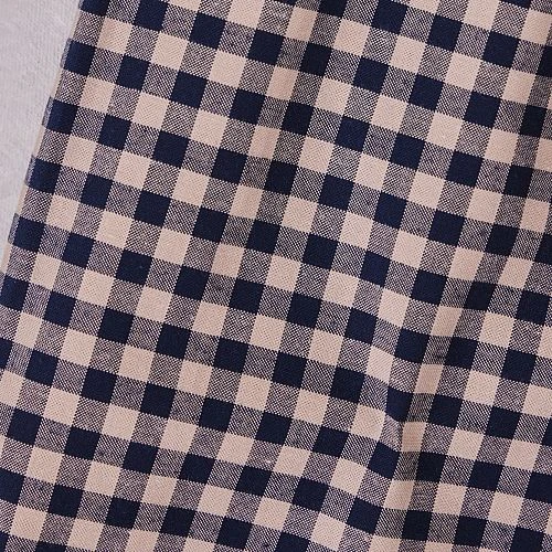ORGANIC GINGHAM COTTON In Indigo Night/Dune Von Mind The MAKER 2 ORGANIC GINGHAM COTTON In Indigo Night/Dune Von Mind The MAKER – Bild 2