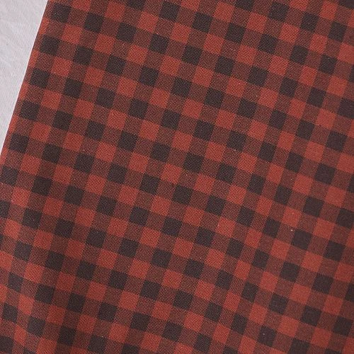 ORGANIC GINGHAM COTTON In Umber/Sienna Von Mind The MAKER 2 ORGANIC GINGHAM COTTON In Umber/Sienna Von Mind The MAKER – Bild 2