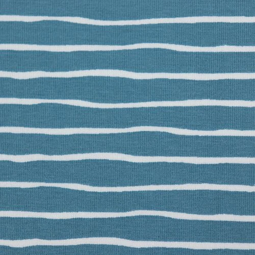 Bio Ringeljersey Good Vibes Stripes Beach House Blue Von Stoffonkel 3 Bio Ringeljersey Good Vibes Stripes Beach House Blue Von Stoffonkel – Bild 3