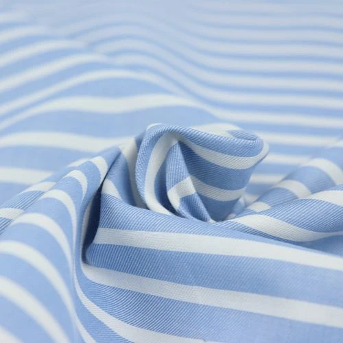 Bio Chambray Streifen Himmelblau Von Amandine Cha 4 Bio Chambray Streifen Himmelblau Von Amandine Cha – Bild 4