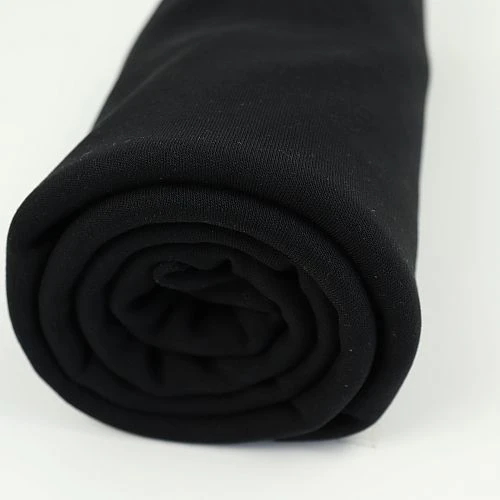 Bio Interlock Jersey Uni Schwarz 2 Bio Interlock Jersey Uni Schwarz – Bild 2