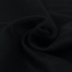 Neue Produkte -Angebote Stoffbiotop Store Interlock Strick uni schwarz Bio 1496 1