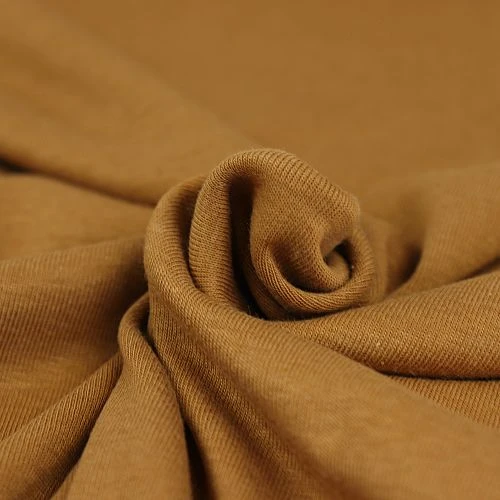 FINE RIB JERSEY In Mustard Von Meet Milk 3 FINE RIB JERSEY In Mustard Von Meet Milk – Bild 3