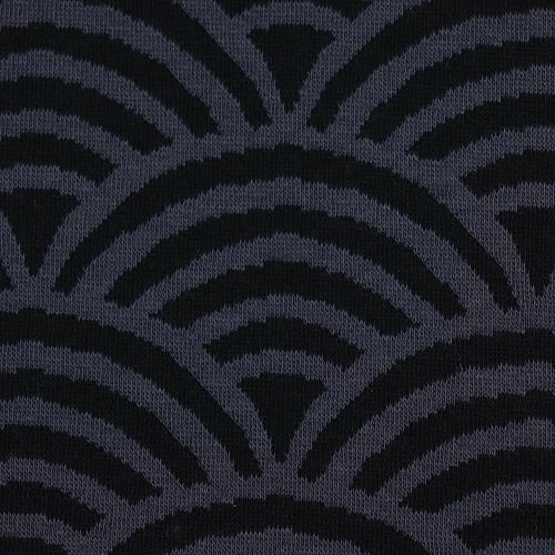 Bio Kuschel-Jacquard Regenbogen In Grau-schwarz Von Stoffonkel 3 Bio Kuschel-Jacquard Regenbogen In Grau-schwarz Von Stoffonkel – Bild 3