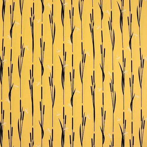 Bio Jersey Motiv By The Lake Sunny Von Stoffonkel In Senfgelb 2 Bio Jersey Motiv By The Lake Sunny Von Stoffonkel In Senfgelb – Bild 2