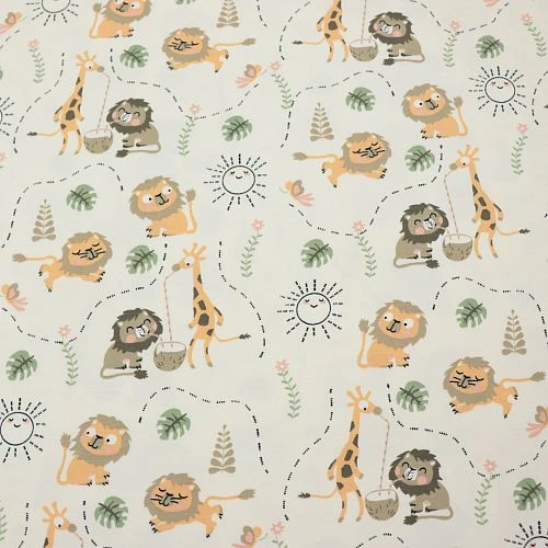 Bio Jersey Motiv Dschungelparty Von Stoffonkel 2 Bio Jersey Motiv Dschungelparty Von Stoffonkel – Bild 2