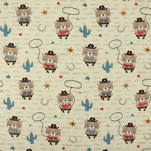 Bio Jersey Motiv Lucky Bear Von Stoffonkel 2 Bio Jersey Motiv Lucky Bear Von Stoffonkel – Bild 2