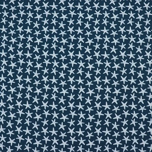 Bio Jersey Motiv Starfish Blau Von Stoffonkel 2 Bio Jersey Motiv Starfish Blau Von Stoffonkel – Bild 2