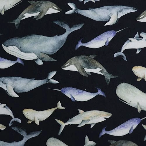 Bio Jersey Sea Creatures In Dark Blue 2 Bio Jersey Sea Creatures In Dark Blue – Bild 2