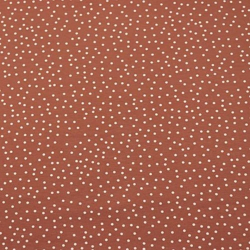Bio Jersey Stoff Dotties Karamell Braun Von Stoffonkel 2 Bio Jersey Stoff Dotties Karamell Braun Von Stoffonkel – Bild 2