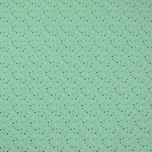 Bio Jersey Stoff Mini Jungle Confetti Mint Von Stoffonkel 2 Bio Jersey Stoff Mini Jungle Confetti Mint Von Stoffonkel – Bild 2