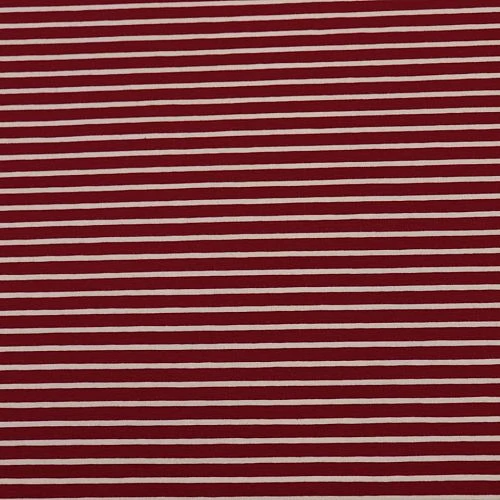 Bio Jersey Stoff Streifen Kirsche Ringeljersey Stoffonkel 2 Bio Jersey Stoff Streifen Kirsche Ringeljersey Stoffonkel – Bild 2