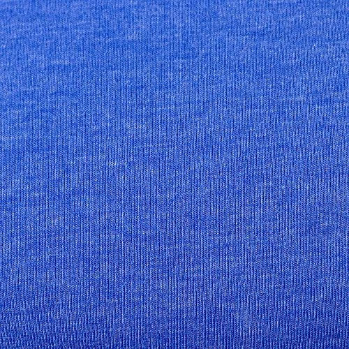 Bio Jersey Stoff Uni Blau Meliert 2 Bio Jersey Stoff Uni Blau Meliert – Bild 2
