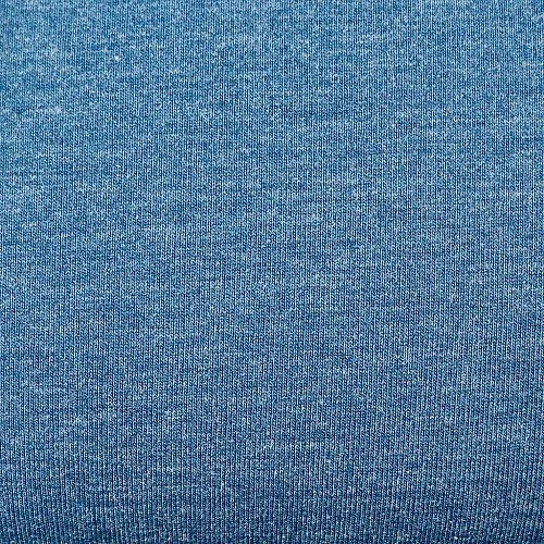 Bio Jersey Stoff Uni Indigo Blau Meliert 2 Bio Jersey Stoff Uni Indigo Blau Meliert – Bild 2