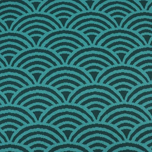 Bio Kuschel-Jacquard Regenbogen In Samaragd Von Stoffonkel 2 Bio Kuschel-Jacquard Regenbogen In Samaragd Von Stoffonkel – Bild 2