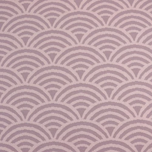 Bio Kuschel-Jacquard Regenbogen In Woodrose Von Stoffonkel 2 Bio Kuschel-Jacquard Regenbogen In Woodrose Von Stoffonkel – Bild 2