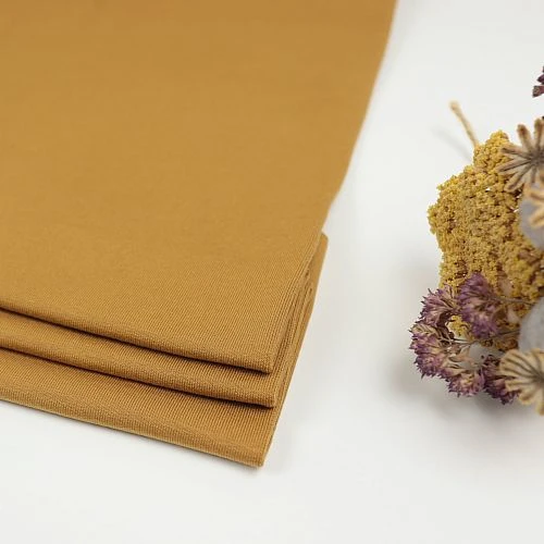 LIGHT TERRY SWEAT In Mustard Von Meet Milk 1 LIGHT TERRY SWEAT In Mustard Von Meet Milk