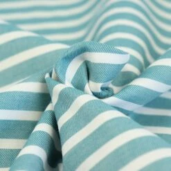 Bio Chambray Streifen Lagunen Grün Von Amandine Cha 7 Bio Chambray Streifen Lagunen Grün Von Amandine Cha -Angebote Stoffbiotop Store Lagunen gruen von Amandine Cha Bio 1450 3