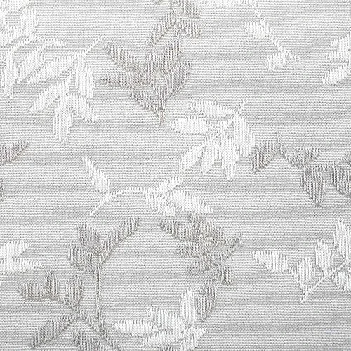 Bio Relief Strickjacquard Shiny Leaves Platin Von Stoffonkel 5 Bio Relief Strickjacquard Shiny Leaves Platin Von Stoffonkel – Bild 5