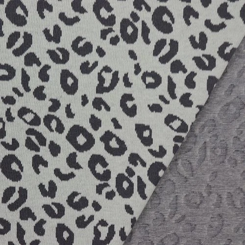 Bio Strickjacquard Leo In Grau Von Stoffonkel 3 Bio Strickjacquard Leo In Grau Von Stoffonkel – Bild 3