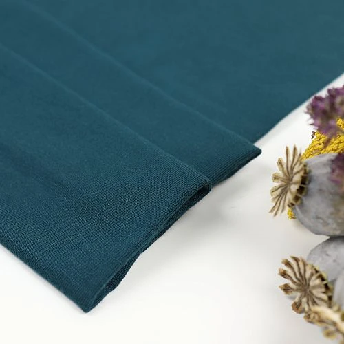 MicroModal® Jersey In Dunkel Petrol Von Fabrilogy 1 MicroModal® Jersey In Dunkel Petrol Von Fabrilogy