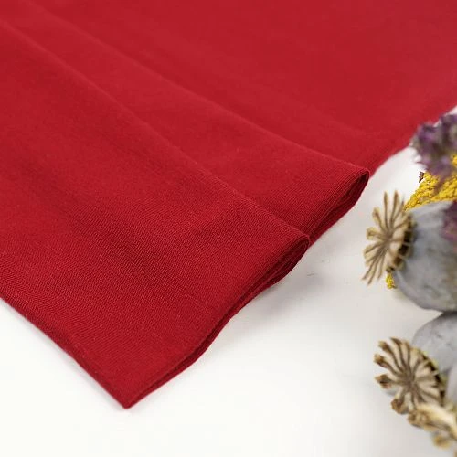 MicroModal® Jersey In Kirschrot Von Fabrilogy 1 MicroModal® Jersey In Kirschrot Von Fabrilogy