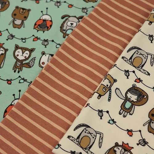 Bio Jersey Motiv Rambazamba (Tigapigs) Stoffonkel In Pistazie Grün 3 Bio Jersey Motiv Rambazamba (Tigapigs) Stoffonkel In Pistazie Grün – Bild 3