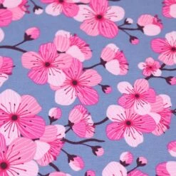 Bio Jersey Motiv Sakura In Blau Von Stoffonkel 6 Bio Jersey Motiv Sakura In Blau Von Stoffonkel -Angebote Stoffbiotop Store Motiv Sakura in blau von Stoffonkel 1487 2