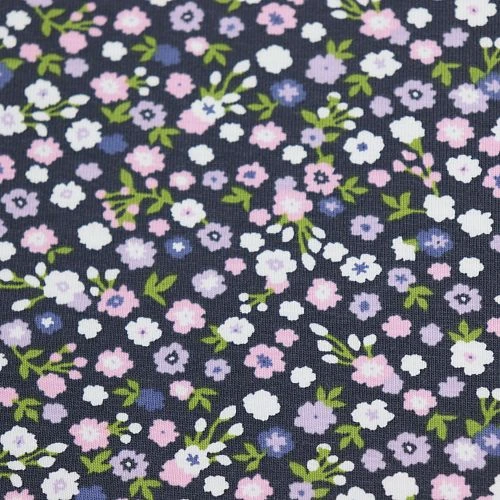 Bio Jersey Motiv Streublümchen In Lila Von Stoffonkel 3 Bio Jersey Motiv Streublümchen In Lila Von Stoffonkel – Bild 3