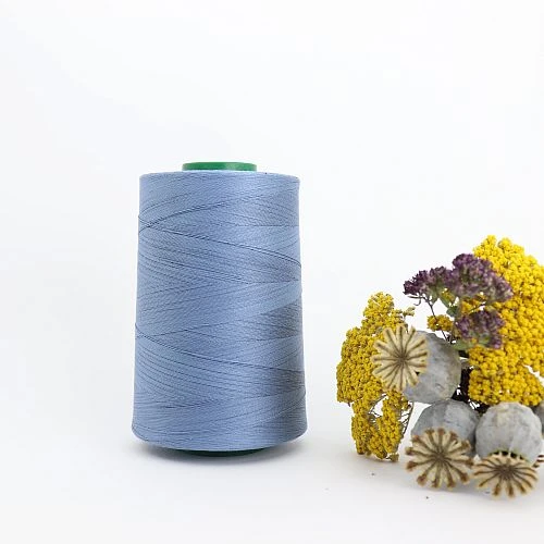 Nähgarn Dusk Blau 100% Bio Baumwolle Scanfil 5000m Kone 1 Nähgarn Dusk Blau 100% Bio Baumwolle Scanfil 5000m Kone