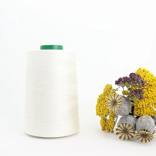 Nähgarn Natur 100% Bio Baumwolle Scanfil 5000m Kone 1 Nähgarn Natur 100% Bio Baumwolle Scanfil 5000m Kone