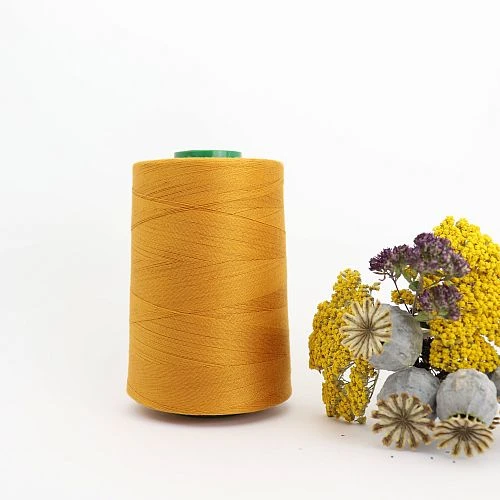 Nähgarn Ocker 100% Bio Baumwolle Scanfil 5000m Kone 1 Nähgarn Ocker 100% Bio Baumwolle Scanfil 5000m Kone