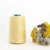 Nähgarn Strohgelb 100% Bio Baumwolle Scanfil 5000m Kone