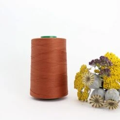 Nähgarn Terra Cotta 100% Bio Baumwolle Scanfil 5000m Kone