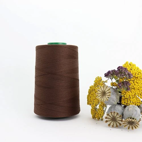 Nähgarn Walnussbraun 100% Bio Baumwolle Scanfil 5000m Kone 1 Nähgarn Walnussbraun 100% Bio Baumwolle Scanfil 5000m Kone