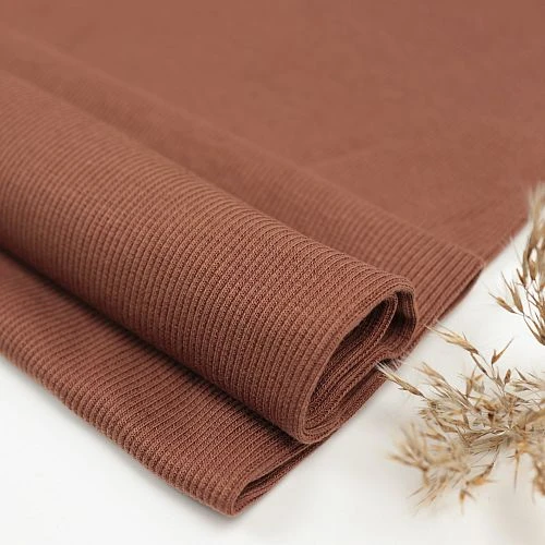 Neva 2x1 Lyocell Bündchen Gerippt In Pecan Von Meet MILK 1 Neva 2x1 Lyocell Bündchen Gerippt In Pecan Von Meet MILK