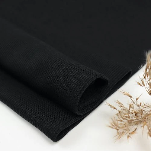 Neva 2x1 Lyocell Bündchen Gerippt In Black Von Meet MILK 1 Neva 2x1 Lyocell Bündchen Gerippt In Black Von Meet MILK