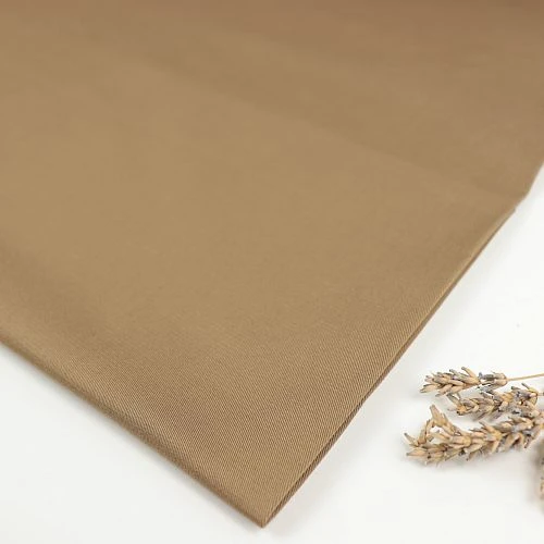 ORGANIC COTTON STRETCH TWILL In Camel Von Mind The MAKER 1 ORGANIC COTTON STRETCH TWILL In Camel Von Mind The MAKER