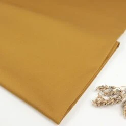 ORGANIC COTTON STRETCH TWILL In Dry Mustard Von Mind The MAKER