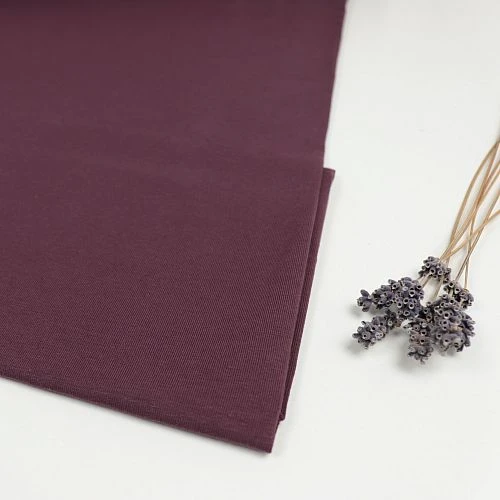 Organic Single Stretch Jersey In Grape Von Mind The MAKER 1 Organic Single Stretch Jersey In Grape Von Mind The MAKER