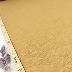 Organic Slub Jacquard Knit In Dry Mustard Von Mind The MAKER