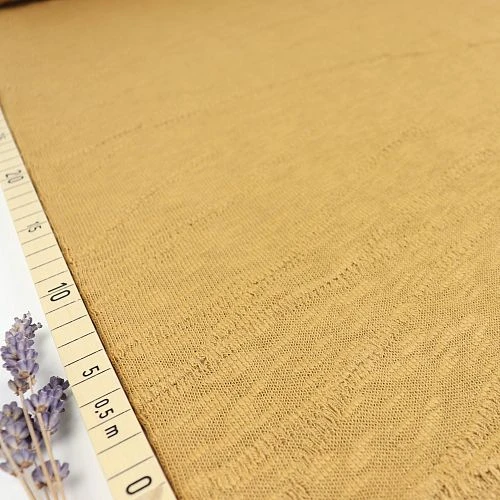 Organic Slub Jacquard Knit In Dry Mustard Von Mind The MAKER 1 Organic Slub Jacquard Knit In Dry Mustard Von Mind The MAKER