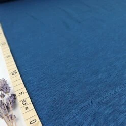 Organic Slub Jacquard Knit In Ocean Von Mind The MAKER