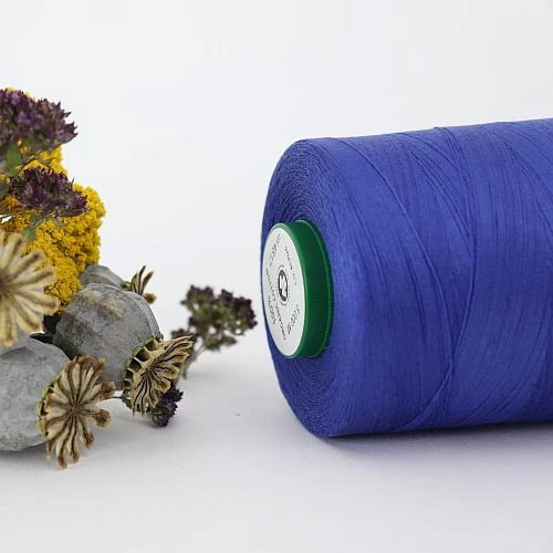 Nähgarn Ozeanblau 100% Bio Baumwolle Scanfil 5000m Kone 2 Nähgarn Ozeanblau 100% Bio Baumwolle Scanfil 5000m Kone – Bild 2