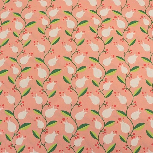 Bio Popeline Baumwollstoff Liliana Rosy Von Monaluna 2 Bio Popeline Baumwollstoff Liliana Rosy Von Monaluna – Bild 2