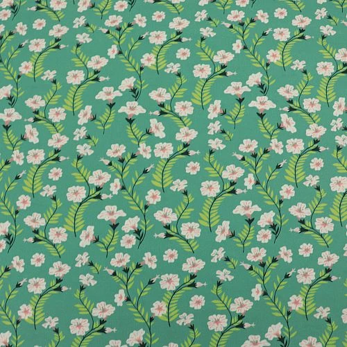 Bio Popeline Baumwollstoff Petunias Von Monaluna 2 Bio Popeline Baumwollstoff Petunias Von Monaluna – Bild 2